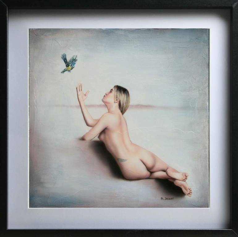 Original Fine Art Nude Painting by Philippe Jacquot