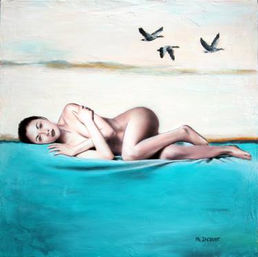 Original Realism Nude Paintings by Philippe Jacquot