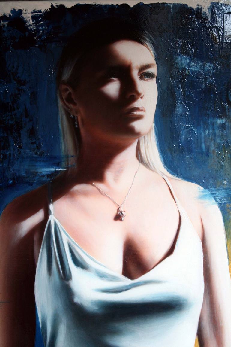 Original Figurative Women Painting by Philippe Jacquot