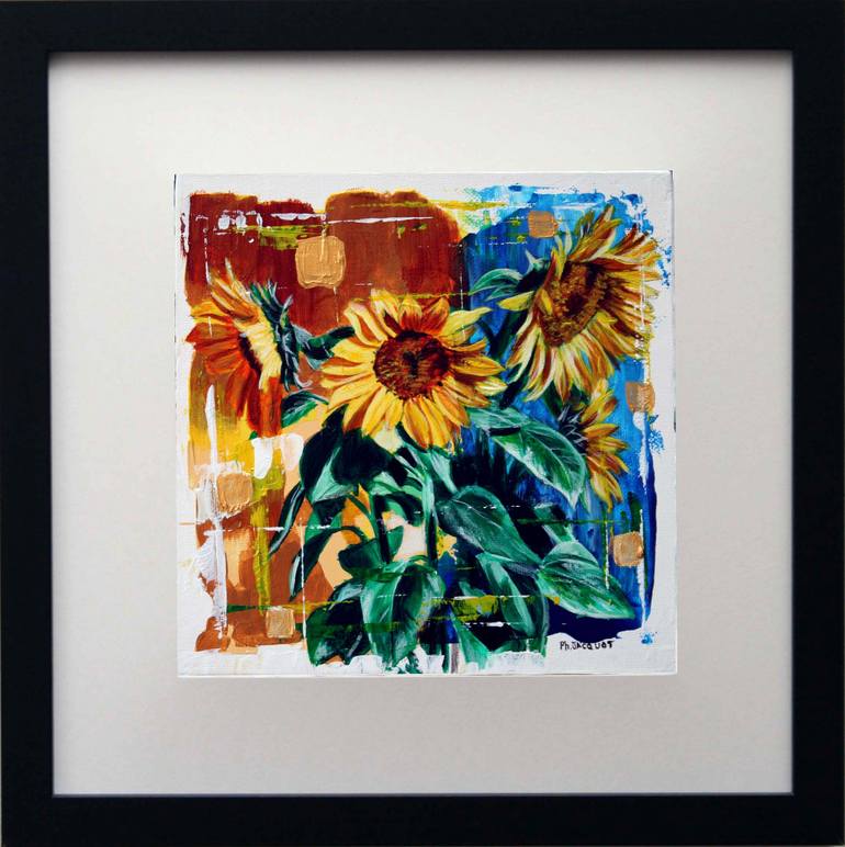 Original Figurative Floral Painting by Philippe Jacquot
