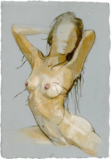 Original Nude Painting by Kievan Havens