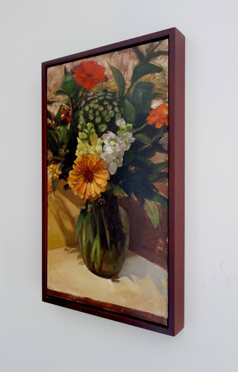 Original Floral Painting by Mike Ryczek