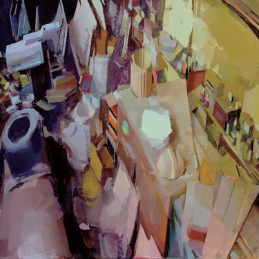 Original Abstract Interiors Paintings by Mike Ryczek