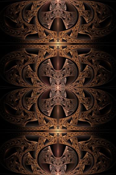 Steampunk Engine Abstract Fractal Artwork thumb