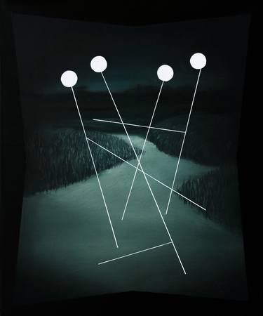 Print of Geometric Paintings by Lukasz Patelczyk