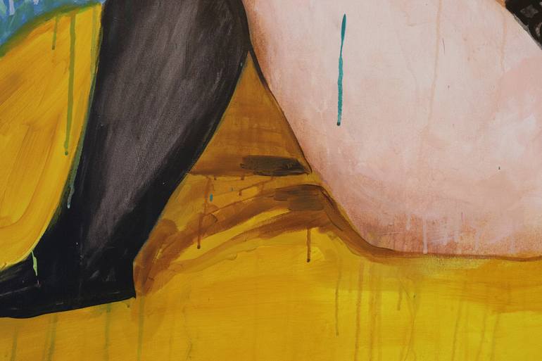 Original Figurative Women Painting by Maria Raquel Cochez