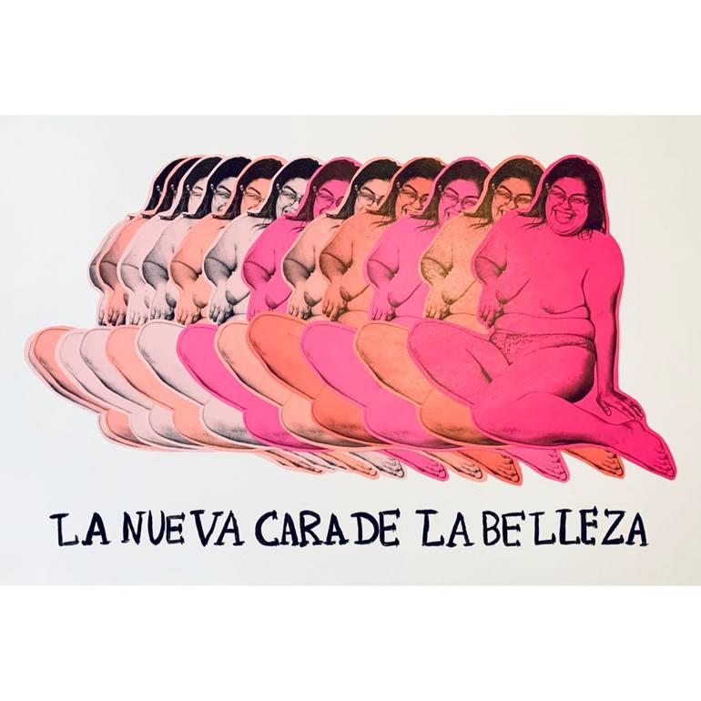 Original Figurative Body Collage by Maria Raquel Cochez