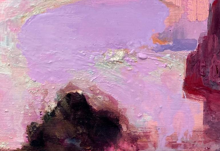 Original Abstract Landscape Painting by Polly Bagnall