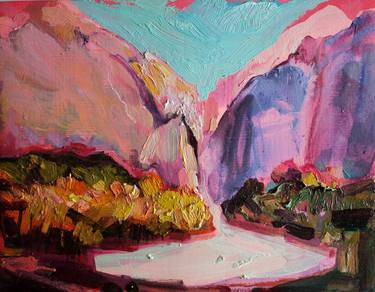 Original Landscape Paintings by polly Bagnall