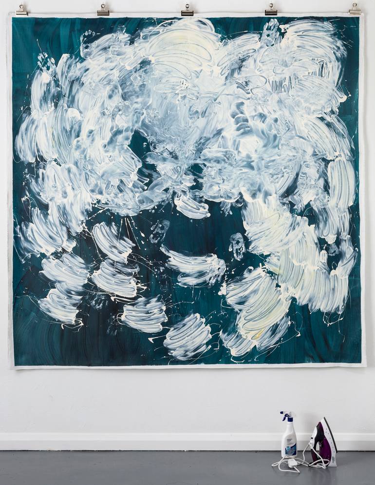 Original Abstract Expressionism Abstract Painting by Polly Bagnall