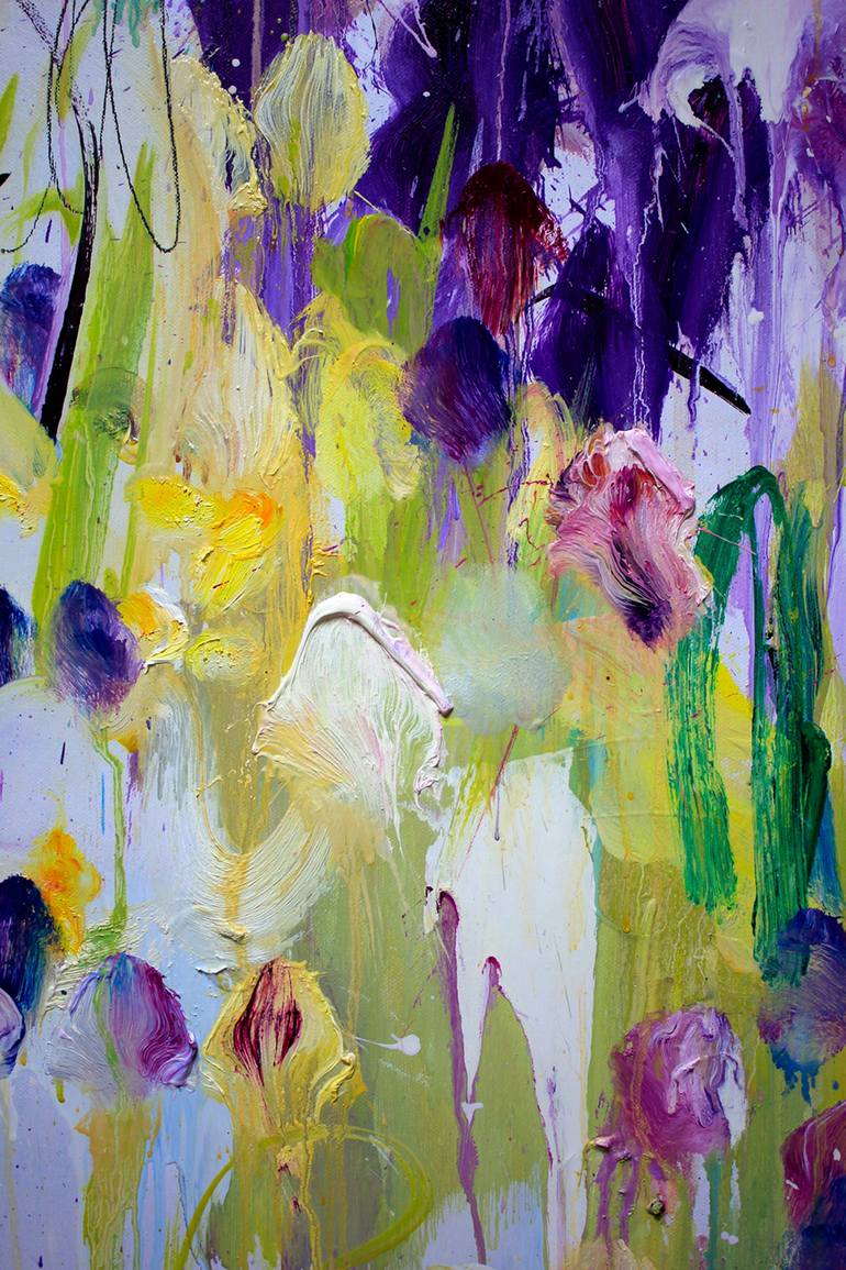 Original Abstract Expressionism Abstract Painting by Polly Bagnall