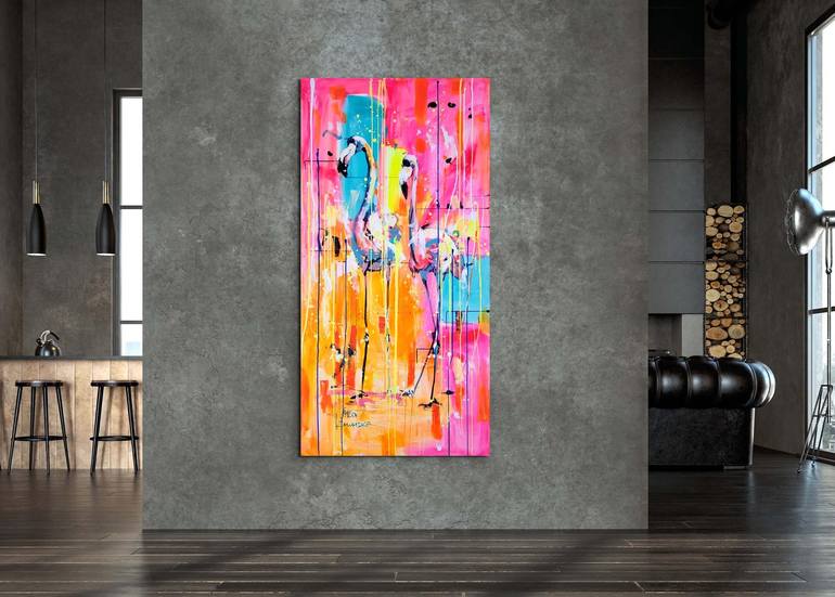 Original Abstract Animal Painting by Marta Zawadzka