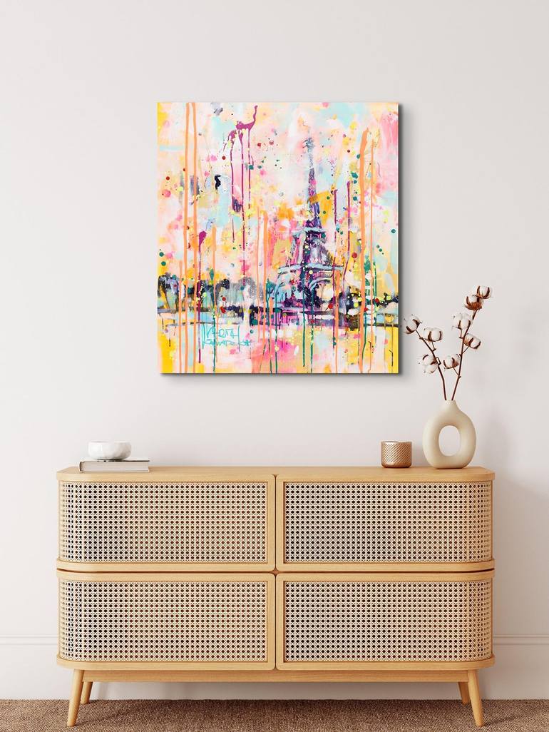 Original Cities Painting by Marta Zawadzka