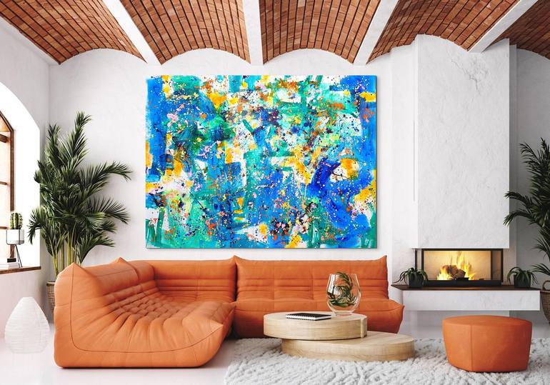 Original Contemporary Abstract Painting by Marta Zawadzka