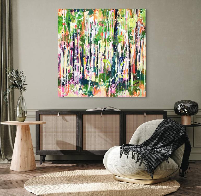 Original Abstract Landscape Painting by Marta Zawadzka