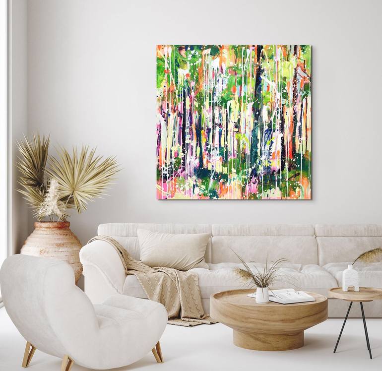 Original Abstract Landscape Painting by Marta Zawadzka