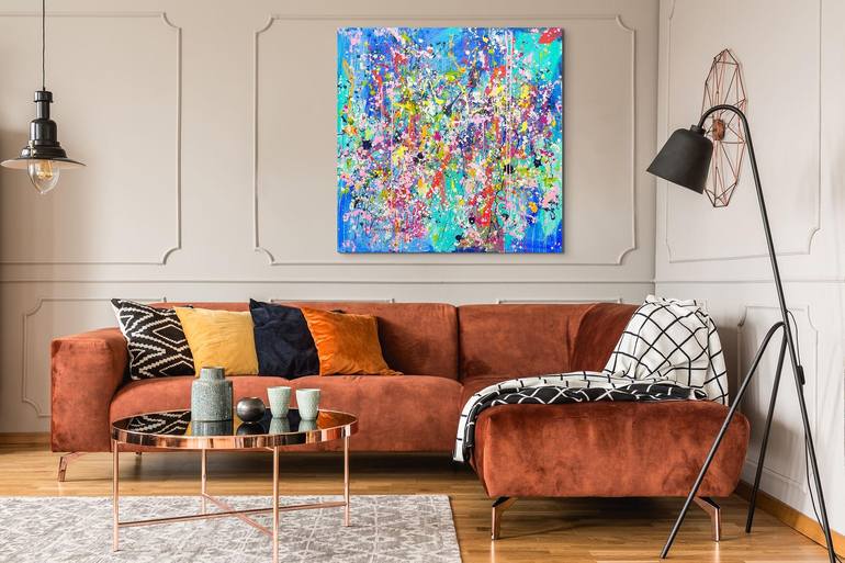 Original Abstract Painting by Marta Zawadzka