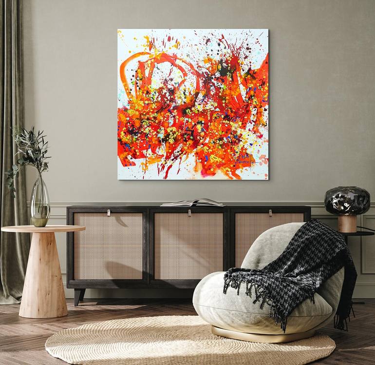 Original Contemporary Abstract Painting by Marta Zawadzka