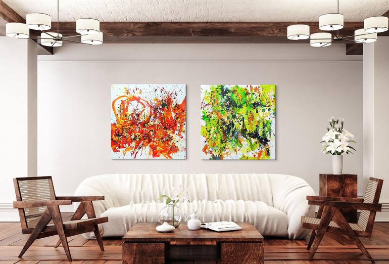 Original Contemporary Abstract Painting by Marta Zawadzka