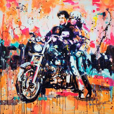 Original Abstract Pop Culture/Celebrity Paintings by Marta Zawadzka