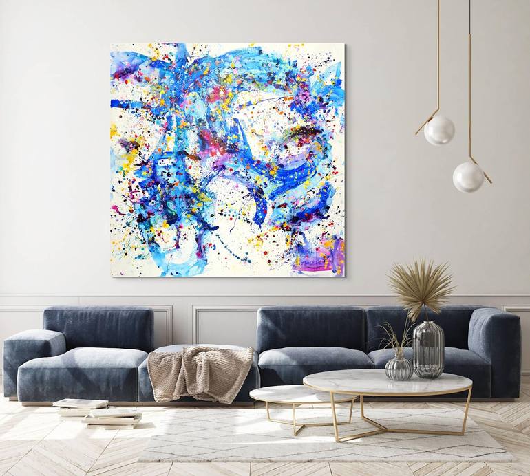 Original Contemporary Abstract Painting by Marta Zawadzka