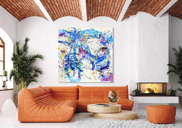 Original Abstract Painting by Marta Zawadzka