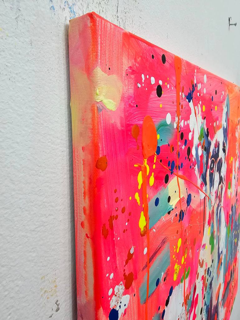 Original Abstract Animal Painting by Marta Zawadzka