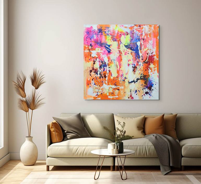 Original Abstract Painting by Marta Zawadzka