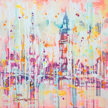 Original Cities Paintings by Marta Zawadzka