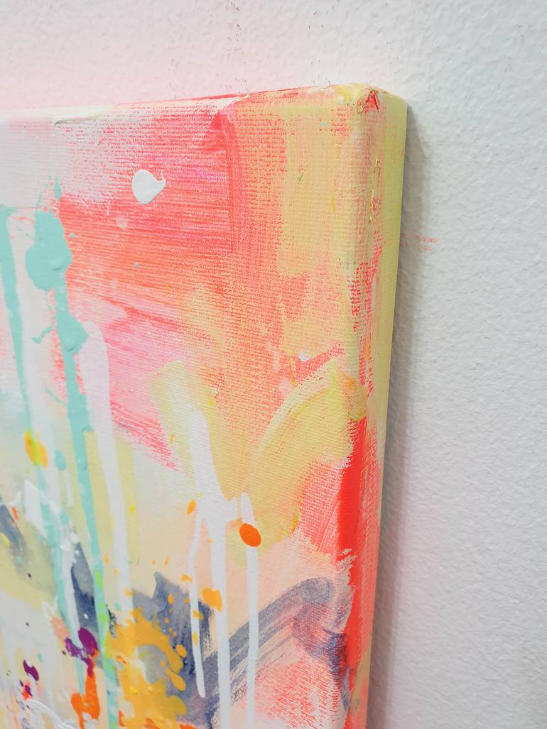 Original Abstract Cities Painting by Marta Zawadzka