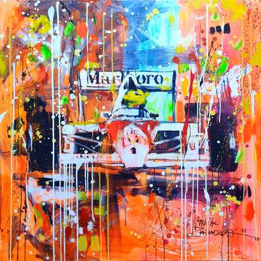 Original Abstract Car Paintings by Marta Zawadzka