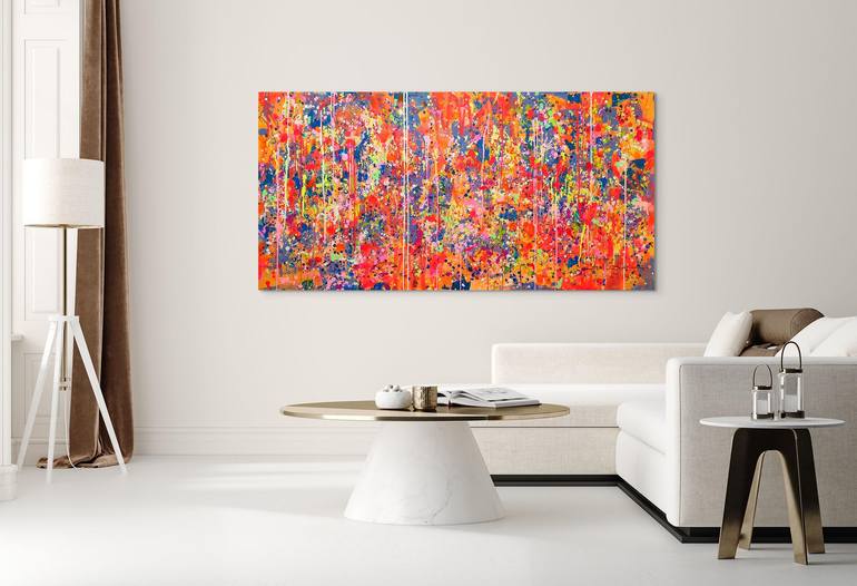 Original Contemporary Abstract Painting by Marta Zawadzka