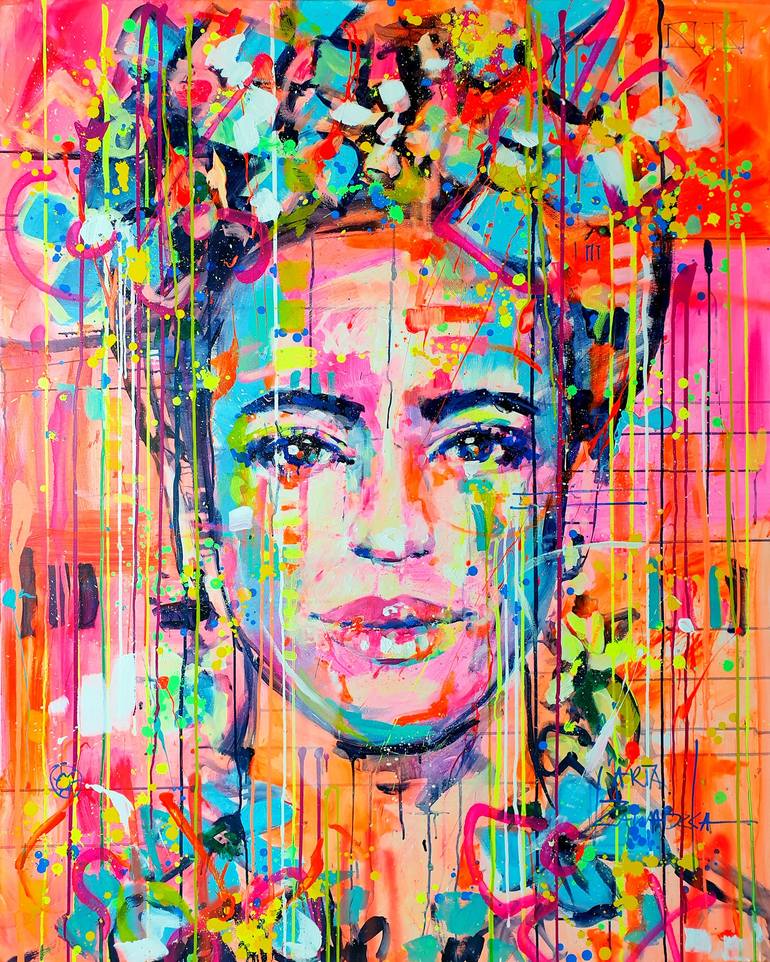 Original Abstract Women Paintings by Marta Zawadzka
