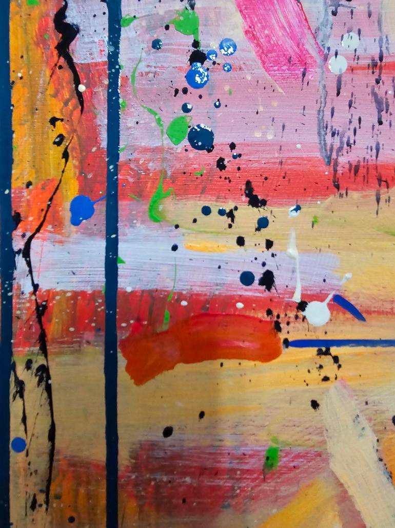 Original Abstract Pop Culture/Celebrity Painting by Marta Zawadzka