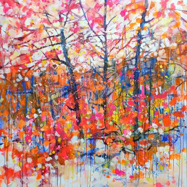 Original Abstract Expressionism Abstract Paintings by Marta Zawadzka