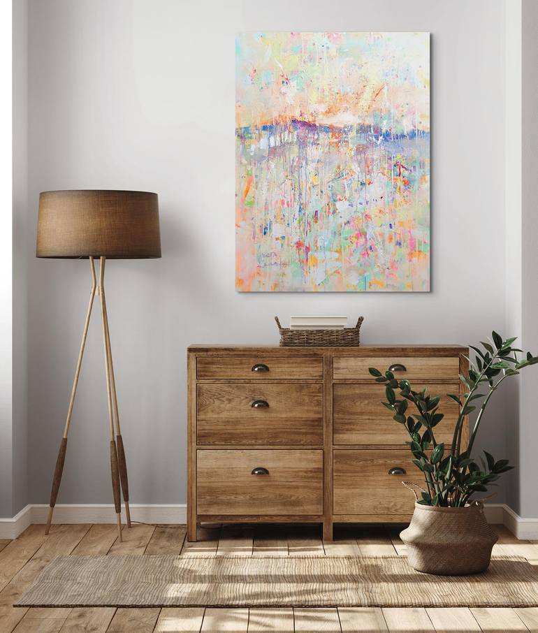 Original Abstract Landscape Painting by Marta Zawadzka