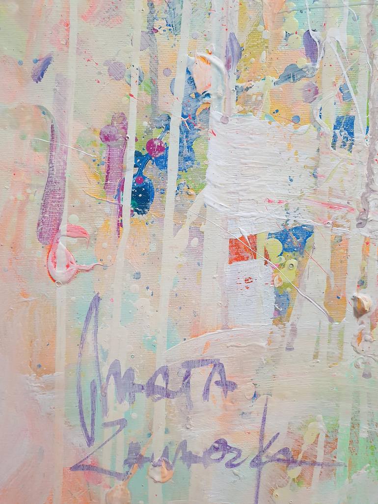 Original Abstract Landscape Painting by Marta Zawadzka
