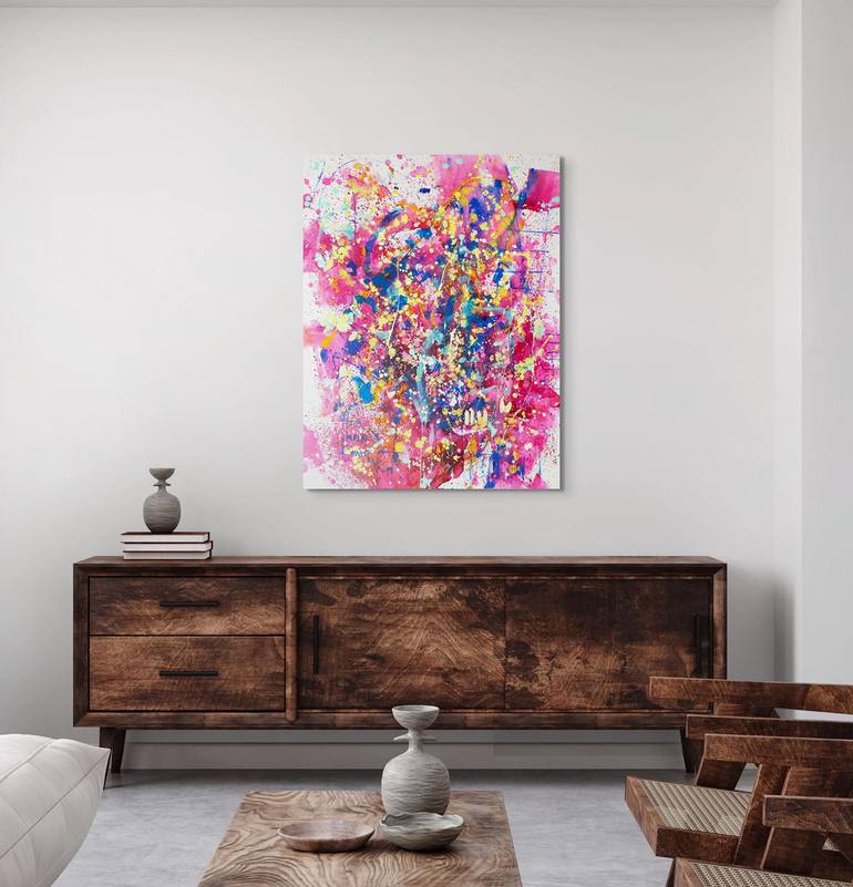 Original Abstract Landscape Painting by Marta Zawadzka