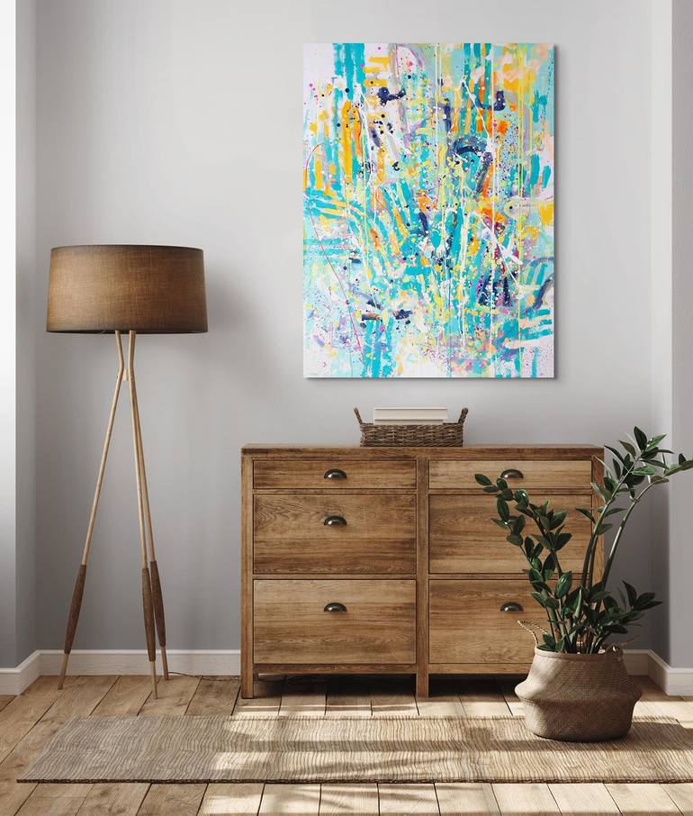 Original Abstract Landscape Painting by Marta Zawadzka
