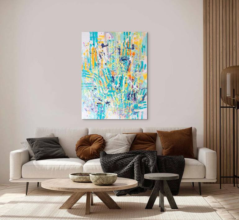Original Abstract Landscape Painting by Marta Zawadzka