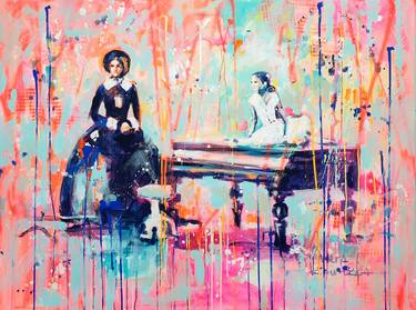 Original Abstract Cinema Paintings by Marta Zawadzka