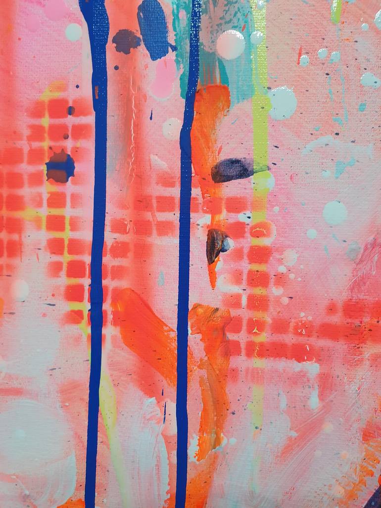 Original Abstract Cinema Painting by Marta Zawadzka