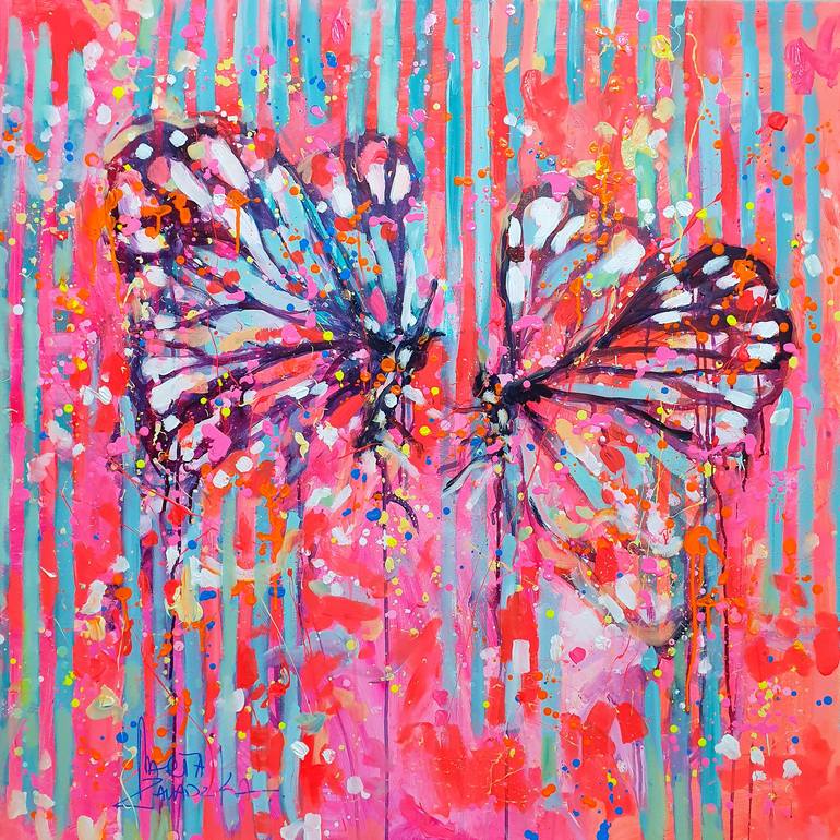 Original Abstract Nature Paintings by Marta Zawadzka