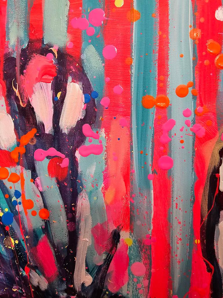 Original Abstract Nature Painting by Marta Zawadzka