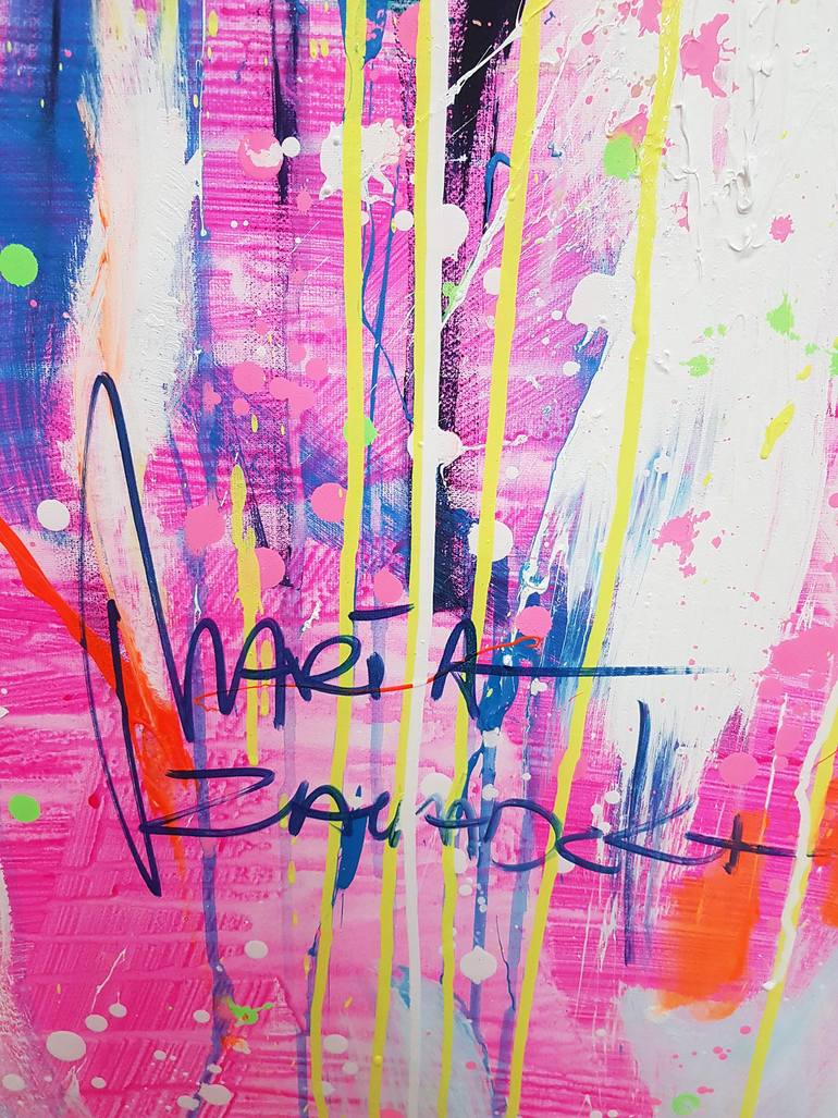 Original Abstract Animal Painting by Marta Zawadzka