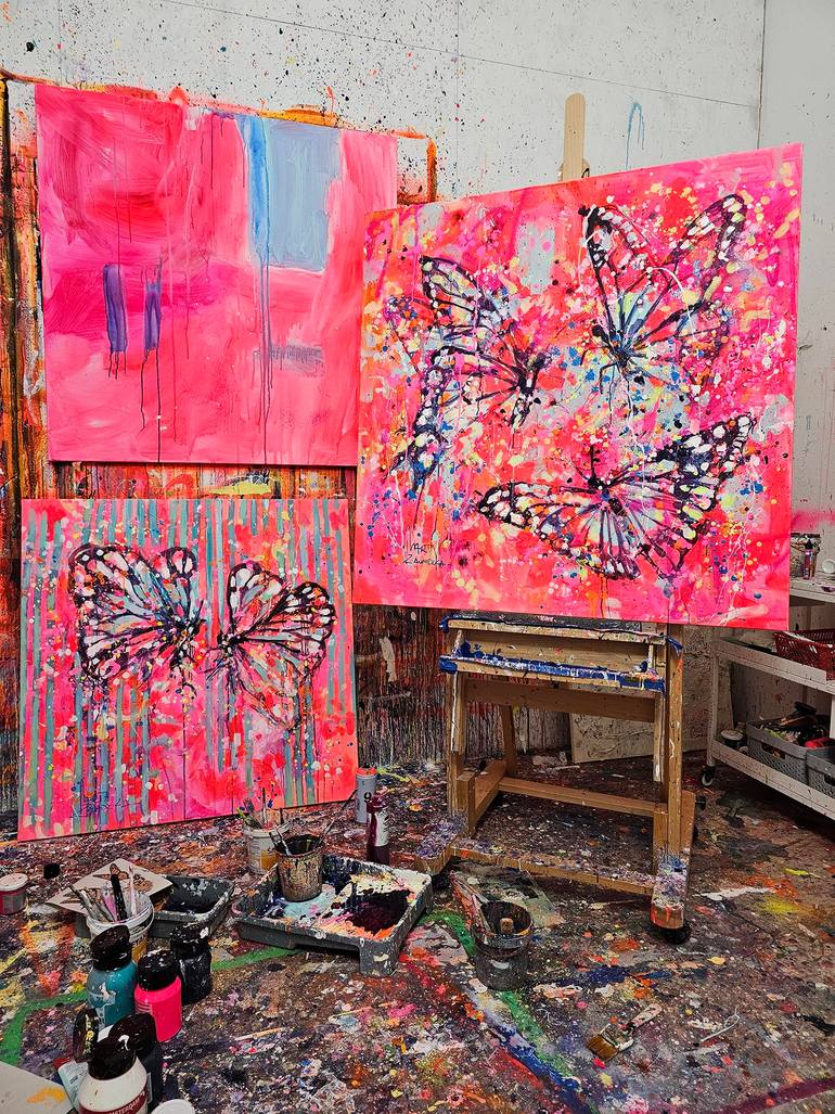 Original Abstract Nature Painting by Marta Zawadzka