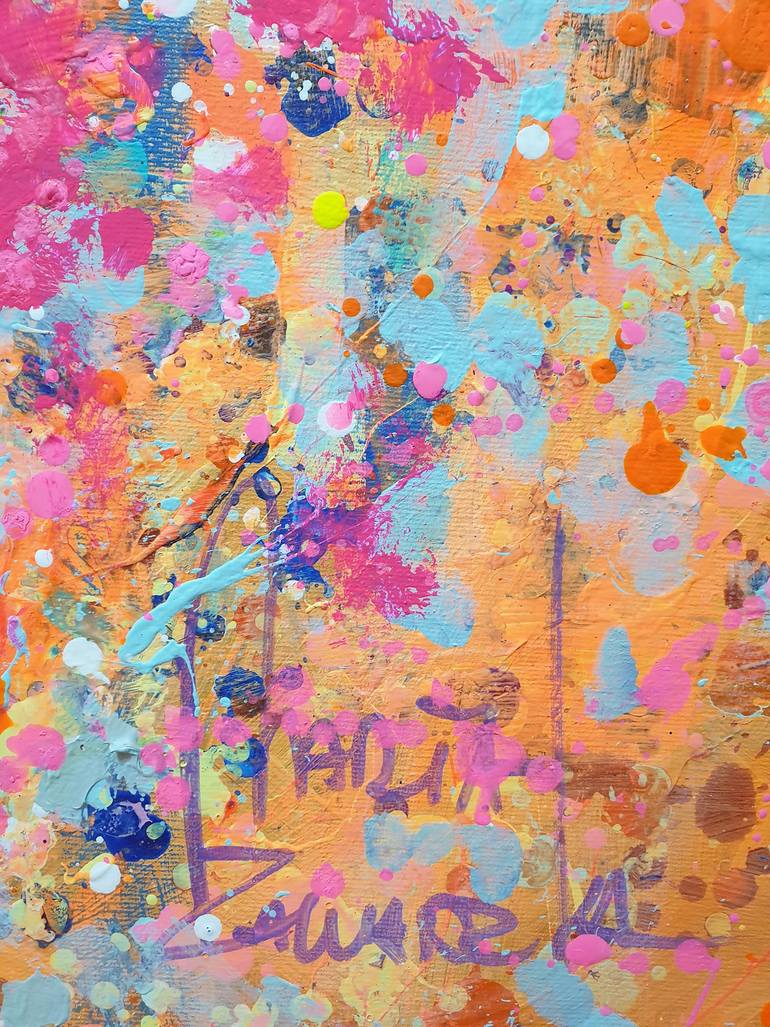 Original Abstract Expressionism Abstract Painting by Marta Zawadzka