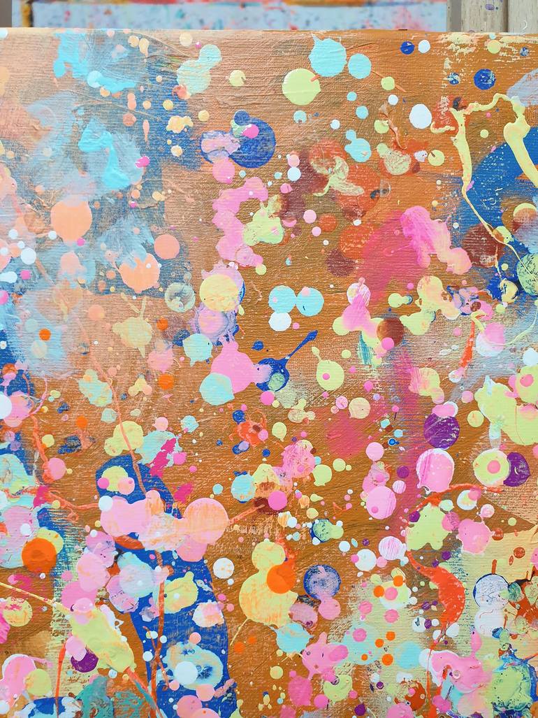 Original Abstract Expressionism Abstract Painting by Marta Zawadzka