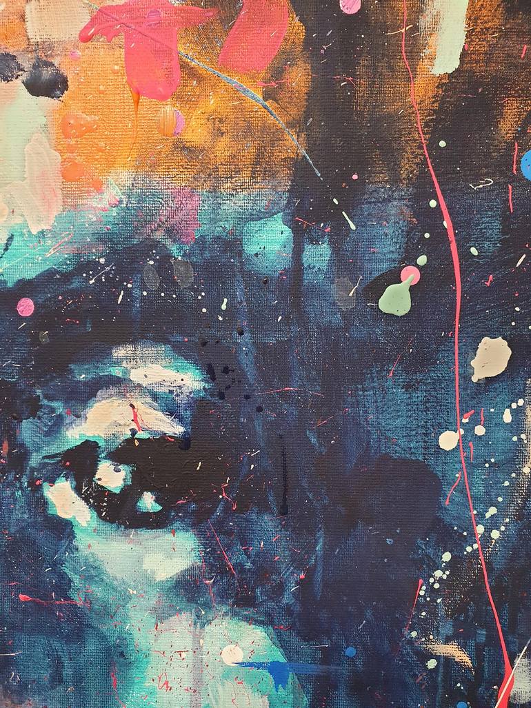 Original Abstract Sports Painting by Marta Zawadzka