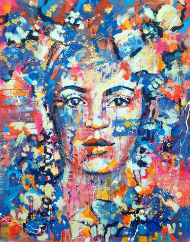 Original Figurative Women Paintings by Marta Zawadzka